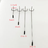 Pegboard Hooks with Rubber Caps for Retail Display and Storage