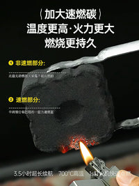 Disposable BBQ Grill Charcoal Barbecue Oven Portable Outdoor Camping Picnic Tool Set