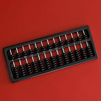 Kids Abacus for Early Math Learning, 7-Bead 13-Column Plastic Abacus for Elementary School Students