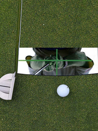 Golf Putting Mirror & Training Aid for Indoor/Outdoor Green Practice