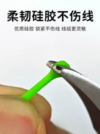 Silicone Space Beans for Fishing Line Lead Skin Stopper