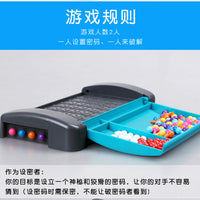 Mastermind Logic Game Code Breaking Board Game for Kids and Adults