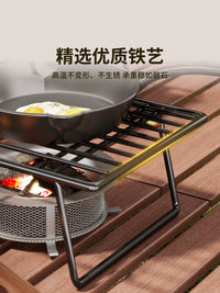 Portable Folding Camping Grill Stand Mini Stove Rack for Outdoor BBQ Picnic Cookware
