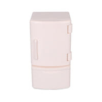 Dollhouse Miniature Refrigerator Toy for Kids, Pretend Play Food Accessories
