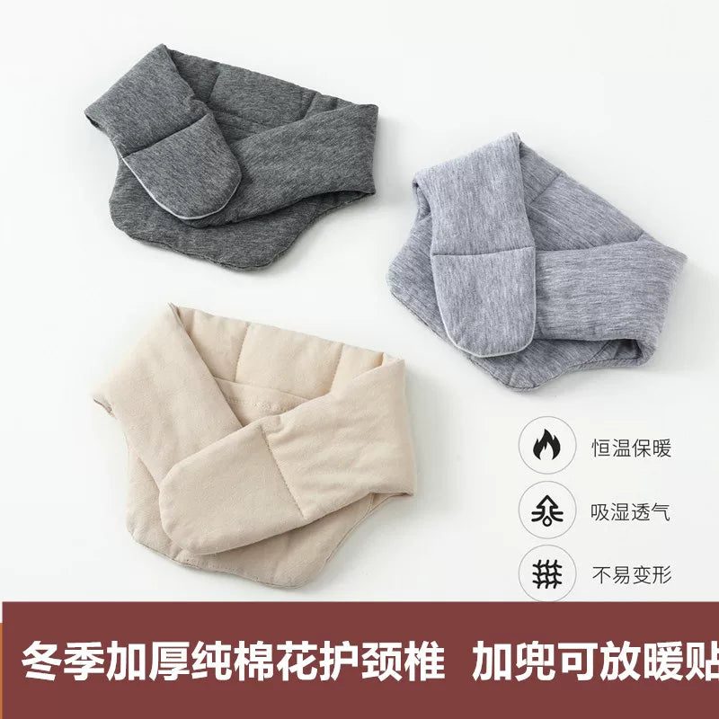 Unisex Cotton Neck Warmer for Neck Pain Relief and Warmth