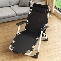Folding Recliner Lounge Chair for Office Nap, Outdoor Beach, or Camping