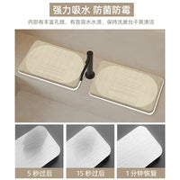 Diatomaceous Earth Faucet Absorbent Mat for Kitchen and Bathroom Sinks - Quick Dry, Waterproof Countertop Protector