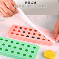 Silicone Sphere Ice Cube Tray with Lid for Mooncakes, Dumplings, and Candy Making