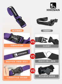 Multi-Purpose Luggage Straps for Outdoor Camping, Tent, Backpack, Sleeping Bag - 2 Pack