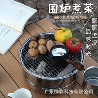 Portable Disposable BBQ Grill Set for Outdoor Camping and Home Use