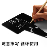 Reusable Waterproof Acrylic Price Tags for Supermarkets and Seafood Displays