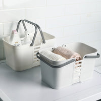 Portable Plastic Shower Caddy Basket for Bathroom Toiletries and Storage