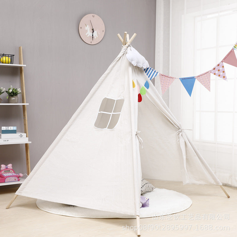 Kids' DIY Painting Teepee Tent Indoor Outdoor Play House