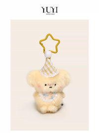 YUYI Cute Plush Doll Backpack Charm Keychain for Women