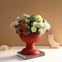 European Roman Style Plastic Flower Pot for Wedding Decor and Home Decoration