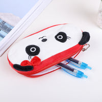 Korean Creative Plush Pencil Case for Students, Large Capacity Pen Bag, Birthday Gift