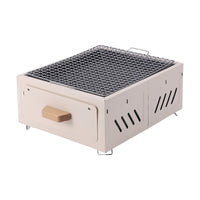 Portable Electric/Charcoal BBQ Grill for Outdoor Camping & Home Use, Smokeless Tabletop Tea Stove