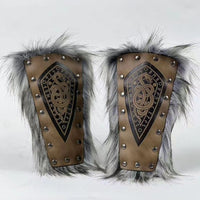 Medieval Knight Gauntlet Adjustable Arm Guard Cosplay Prop