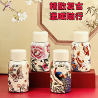 Portable Stainless Steel Insulated Pocket Cup with Dual Lids