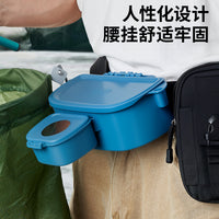 Fishing Bait Box Waist Bag Set for Stream and River Fishing