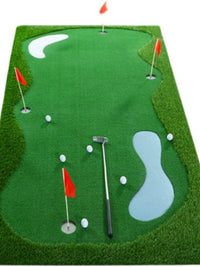 Indoor Golf Putting Green Mat with Simulation Grass for Home and Office Practice