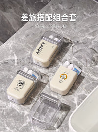 Portable Travel Wash Kit with Toothbrush Holder and Mouthwash Cups