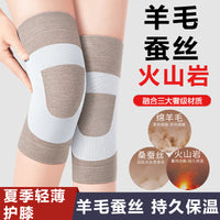 Winter Wool Silk Knee Brace for Warmth and Joint Support