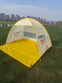Kids Pop-Up Beach Tent UV Protection Outdoor Camping Sun Shelter with Window