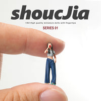 1:64 Scale Miniature Collector Figures for Dioramas and Car Models