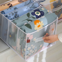Quilt Storage Organizer Bag for Bedding and Clothes, Dustproof Wardrobe Storage Box