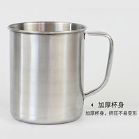 Dormitory Wash Cup Stainless Steel/Plastic Toothbrush Holder for Students Military Training Firefighters