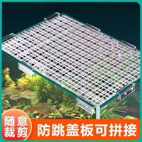 Aquarium Tank Divider Grid Cover Turtle Basking Platform Customizable Isolation Plate