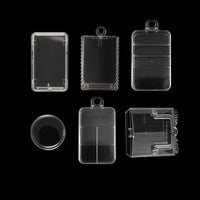 Transparent Mini Storage Box with Dividers for Jewelry, Toys, Hair Ties, and Small Items