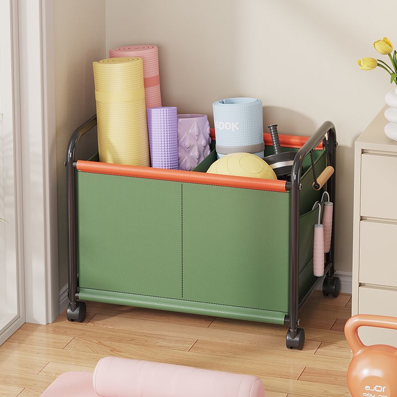 Large Capacity 4-Wheel Rolling Storage Cart for Toys and Sundries
