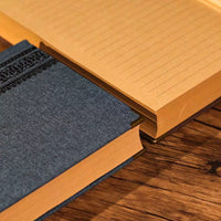 A5 Fabric Cover Journal Notebook, 365-Day Thickened Retro Diary with Lined/Blank Pages