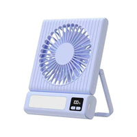 Portable USB Desk Fan for Home, Office, Dorm - Quiet Personal Cooling Fan with Stand and Hanging Option