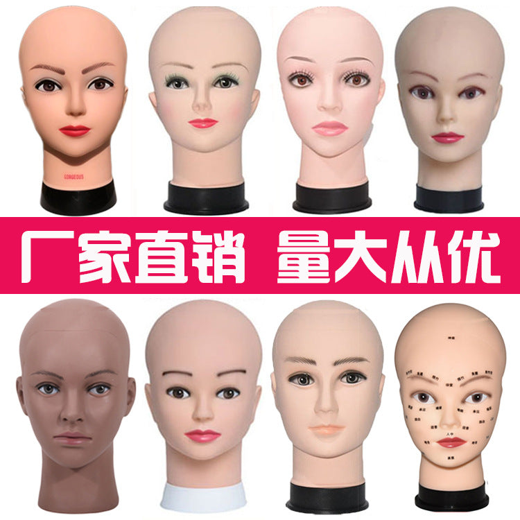 Mannequin Head for Wig Hat Scarf Display