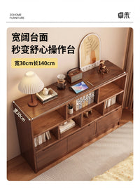 Freestanding Bookshelf Storage Cabinet with Doors for Living Room and Kids' Room