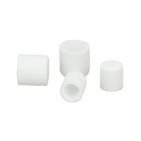 High-Temperature Silicone Rubber End Caps for Round Tubes