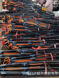 Telescopic Tent Pole Automatic Tent Support Rod Awning Accessory Iron Aluminum Fiberglass