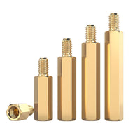 Hexagonal Brass Standoff Pillars for PC Motherboard Mounting