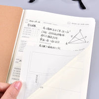 Mistake Correction Notebook for Students, Thickened Math Practice Journal, Kraft Paper Cover