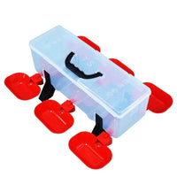 Automatic Poultry Waterer with Transparent Bucket for Chickens, Ducks, Geese
