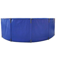 Outdoor Canvas Bracket Fish Pond for Koi and Crayfish Breeding, Large Assembled Swimming Pool
