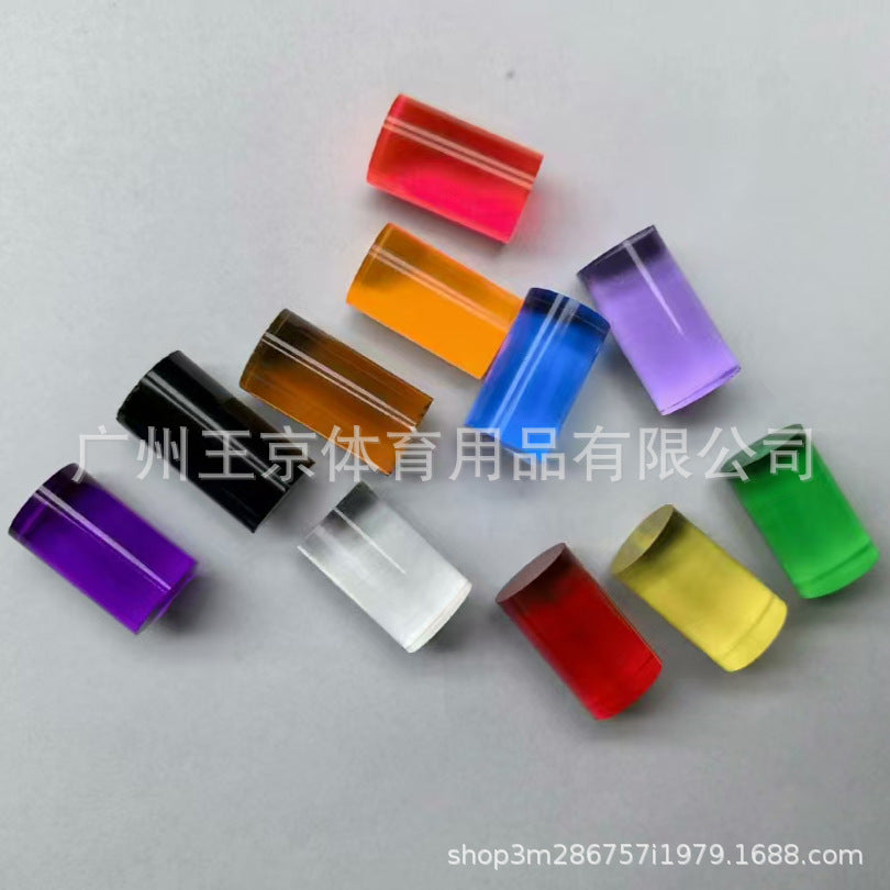 15mm Transparent Billiard Cue Ferrules for Pool Cues, Various Colors