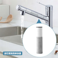 Universal Faucet Water Purifier Activated Carbon Composite Filter Cartridge for Kitchen & Bathroom