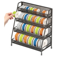 Iron Art Ribbon Storage Rack for Flower Shops and Craft Displays