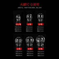 Glass Cupping Set Thickened Massage Cupping Jars for Professional Spa and Beauty Salons