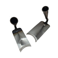 Manganese Steel Garden Hoe, Industrial Grade Forged All-Steel Hardened, Curved Handle