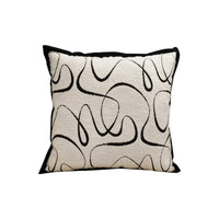 Luxury Embroidered Throw Pillow Cover for Sofa and Bed